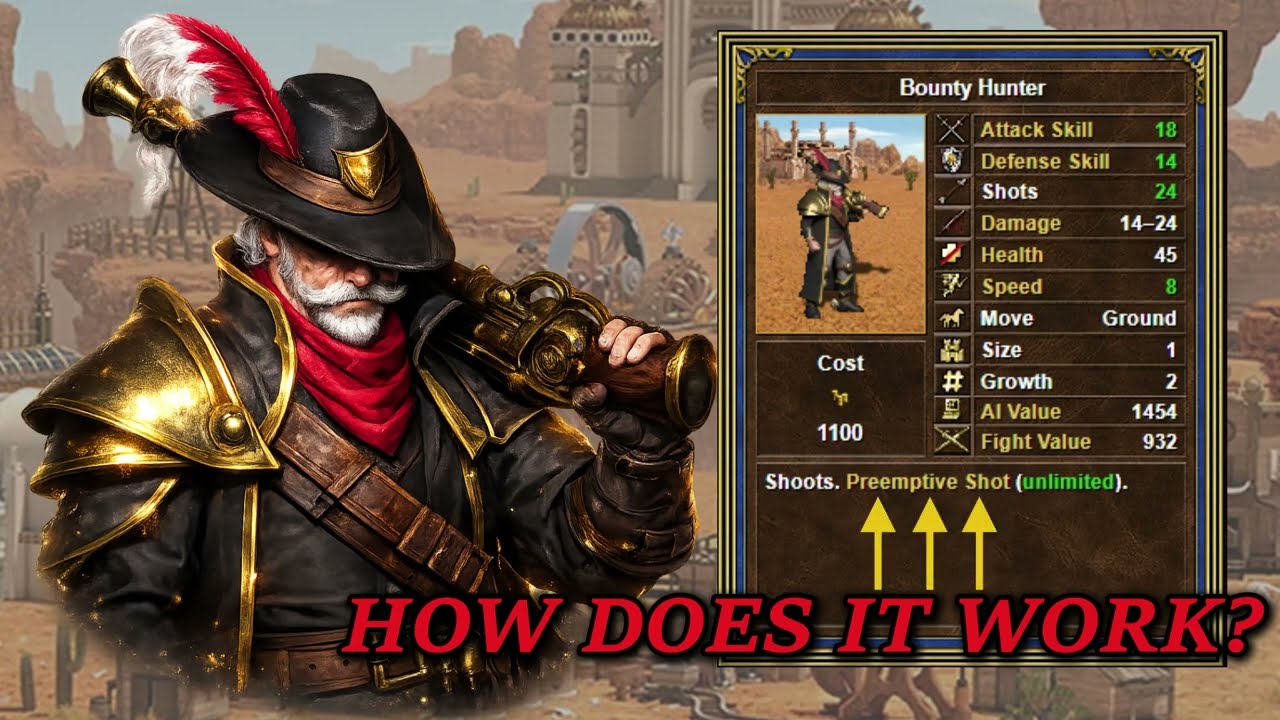 Bounty Hunter - Preemptive shot - How does it work? 