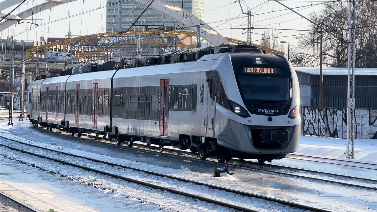 Gdańsk ruch pociągów kierunek Gdynia po torze nr 2 linia kolejowa nr 202 🛤️