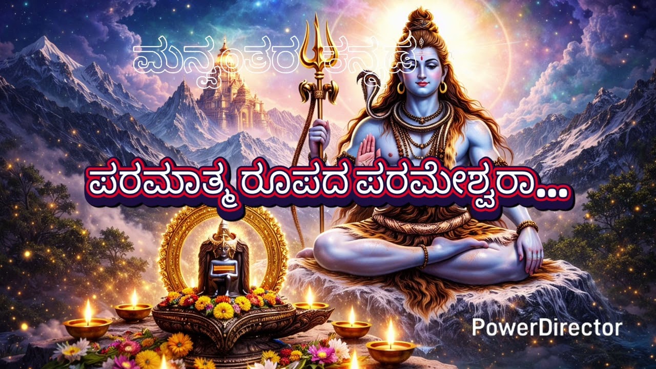ಮಹಾ ಶಿವರಾತ್ರಿ ಭಕ್ತಿ ಗೀತೆ | ಓಂ ನಮಃ ಶಿವಾಯ | Manvantara Kannada ವಿಶೇಷ@ಮನ್ವಂತರಕನ್ನಡ 