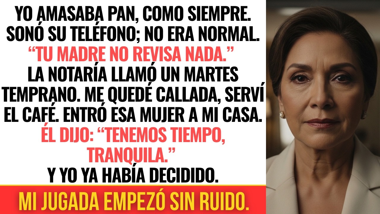 Guardé calma 42 años… hasta que escuché en el estudio “ella no sospecha” y entendí qué venía…