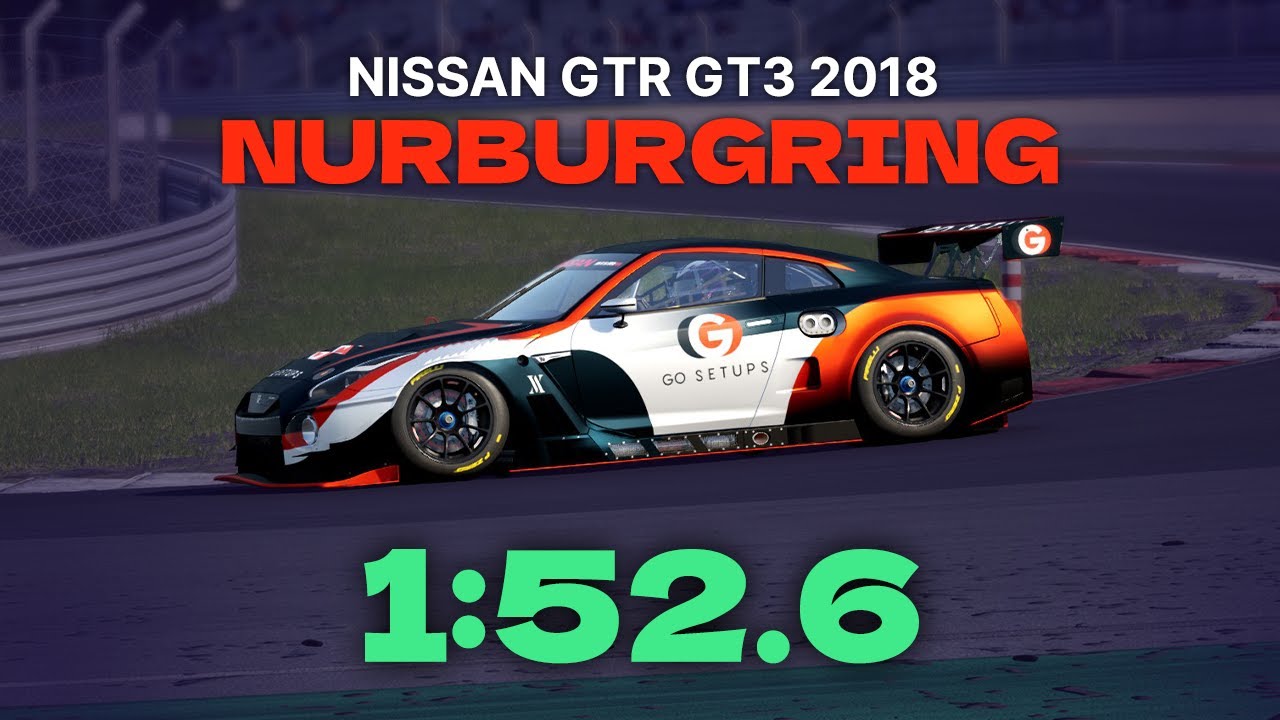 Nurburgring 1:52.6 - Nissan GTR GT3 2018 | ACC V.10.3