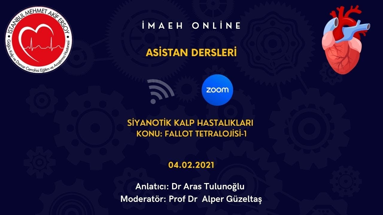 Fallot Tetralojisi (TOF)-İMAEH Zoom Dersleri-14