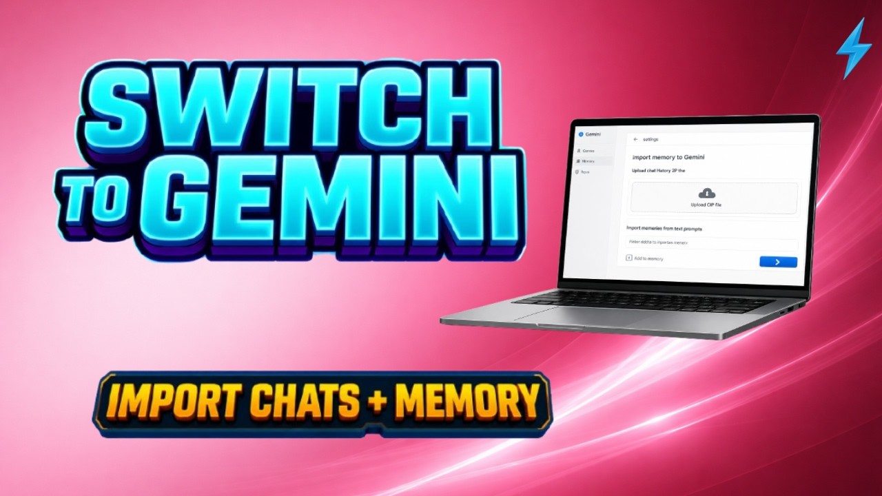 Switch to Gemini: Import Your Chat History and Memories From Other AI Apps
