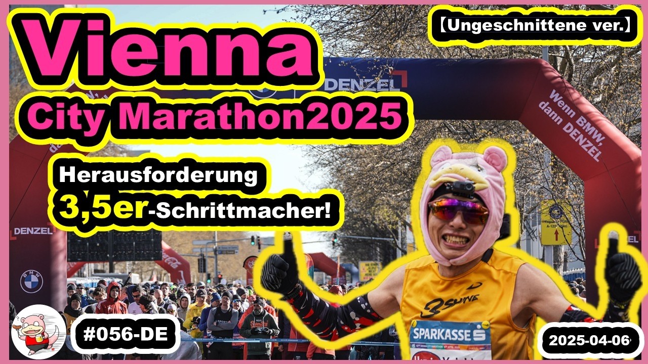 #056-DE [Vienna City Marathon 2025]Challenging the sub-3.5 pacer![Uncut version]