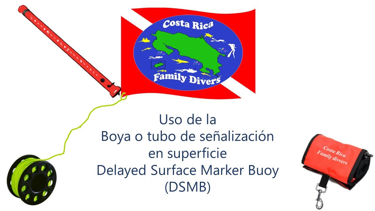 Uso de boya o tubo de señalización en superficie - DSMB