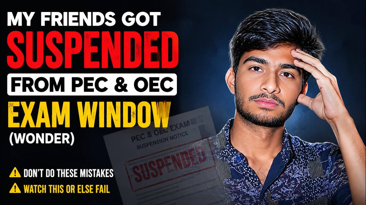 Before Writing PEC & OEC Exam WATCH THIS! ⚠️ | How Students Are Getting Suspended in VTU PEC & OEC😒
