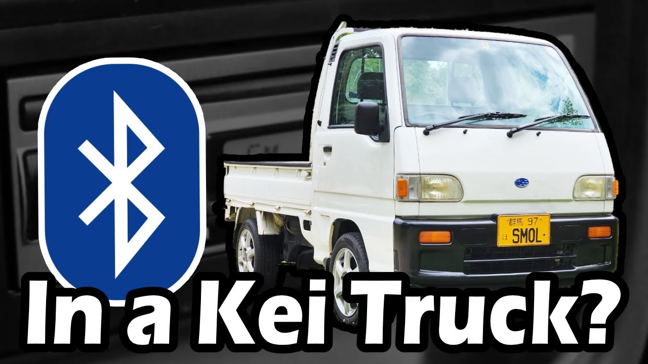 Как я установил Bluetooth-аудио в свой Subaru Kei Truck 1997 года!