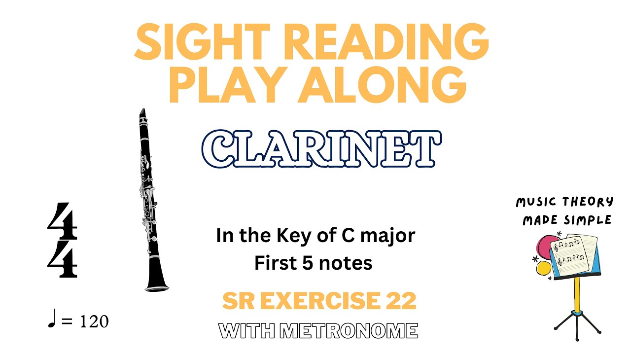 🎵 Clarinet Sight-Reading Made FUN! | Playful Practice for beginners
