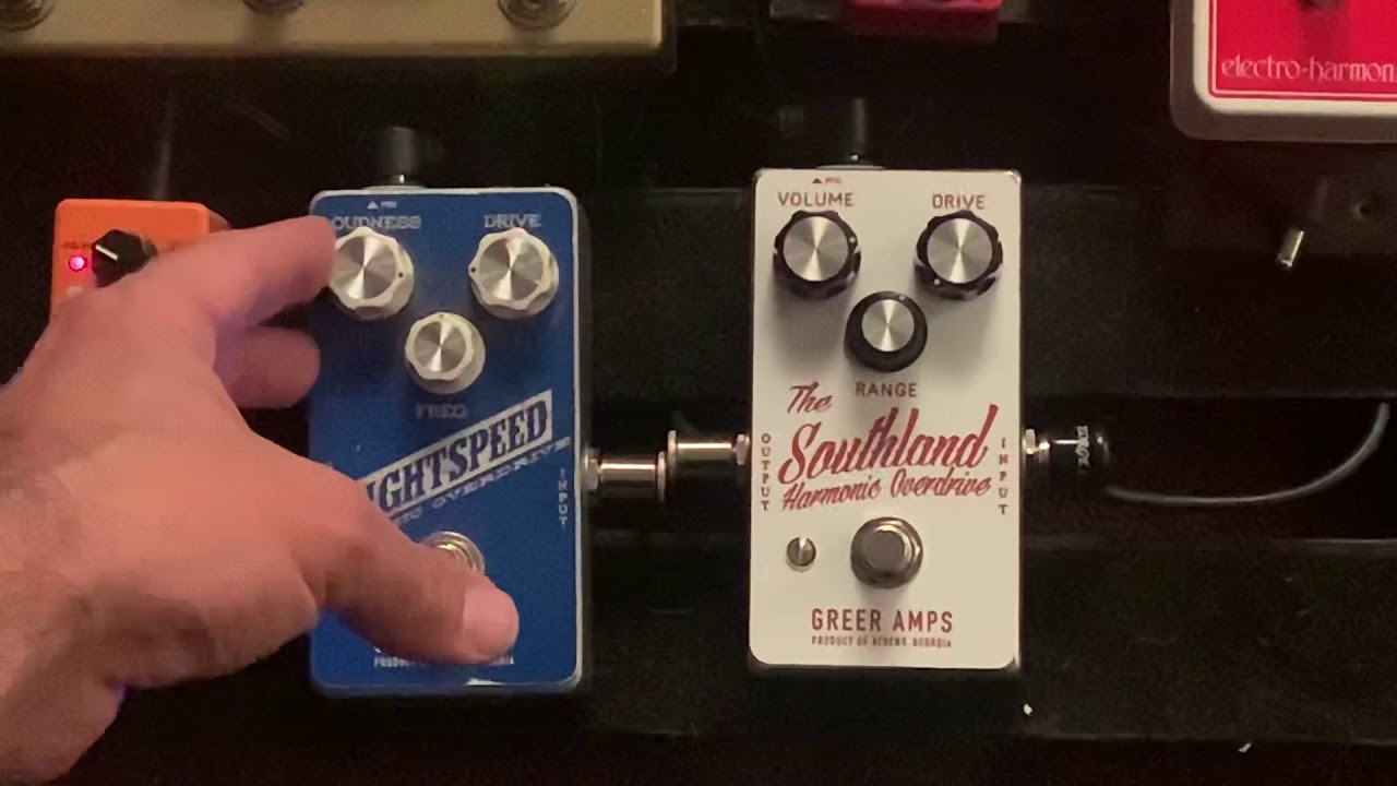 Greer Amps Lightspeed Organic and Southland Harmonic Overdrives - Discussion/Demo - Jason Gutierrez
