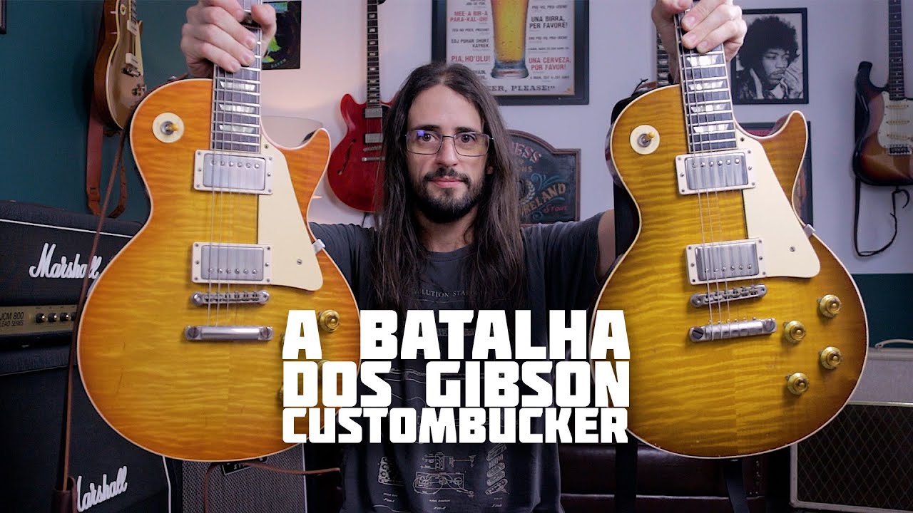 A batalha dos Custombucker!!!! // Gibson Custombucker III x Custombucker III Underwound
