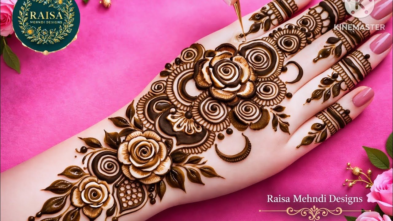 Full hand mehndi design | Finger mehndi | Eid mehndi design | Arabic mehndi | कंगन मेहंदी