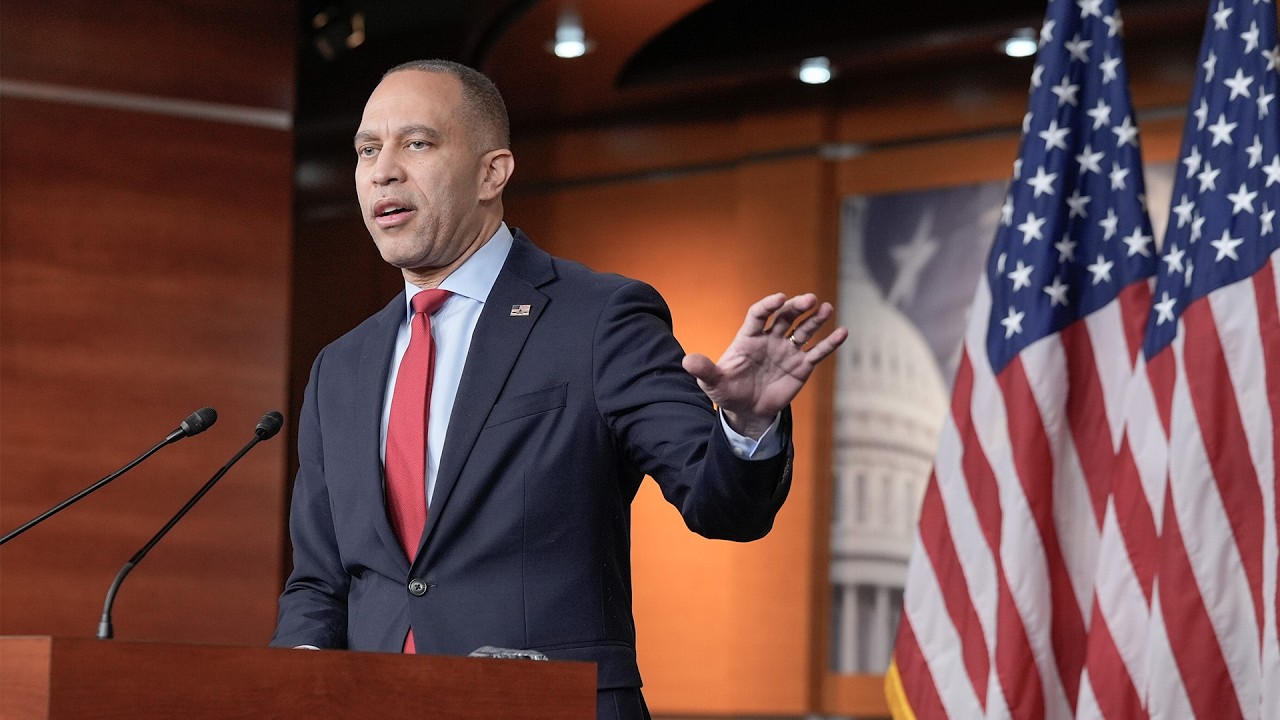 Happening Now: Jeffries Speaks Amid DHS Funding Fight, Iran Strike Fallout