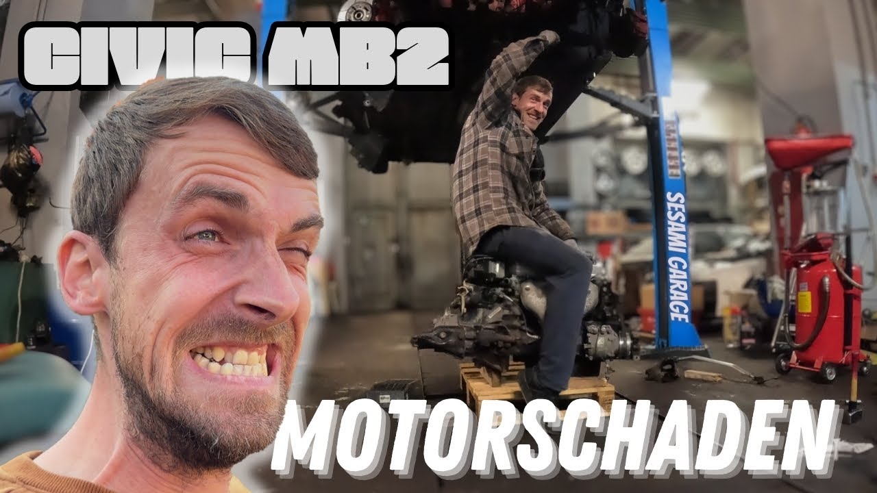 Olafs Civic MB2 - Motorschaden Teil 1 ¥ SESAMI-Garage ¥ 4K