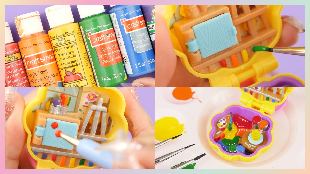 🎨CRAFTS🎨 How I Repaint My Polly Pocket Toys | DIY Tips & Tricks