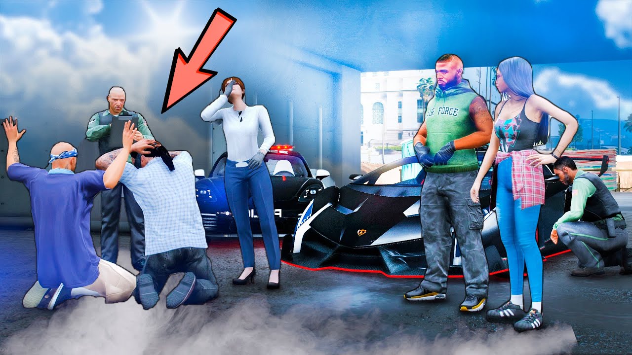 Көлік ұрлағандар ұсталды (GTA5)
