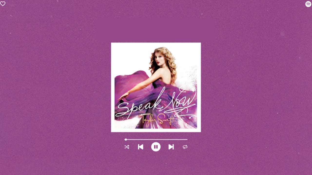 taylor swift - speak now (sped up & reverb)