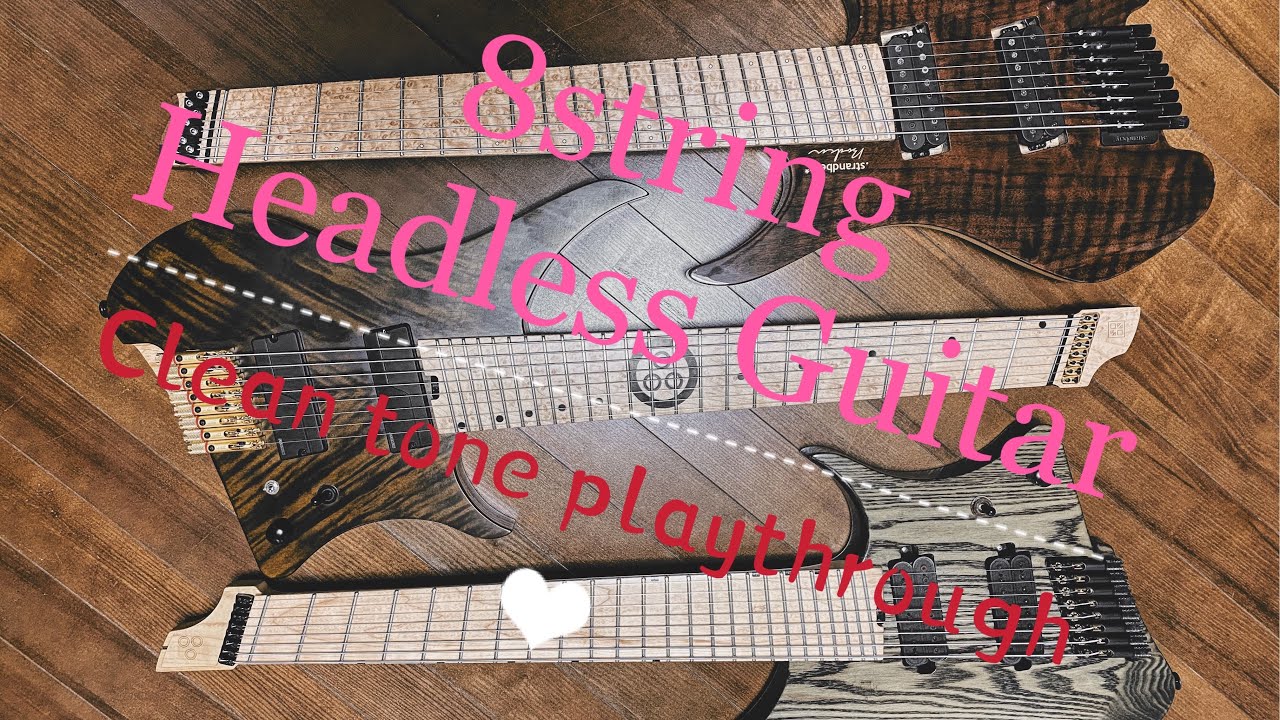 8弦ヘッドレスギターを弾き比べてみた【GOC Guitars / Strandberg】