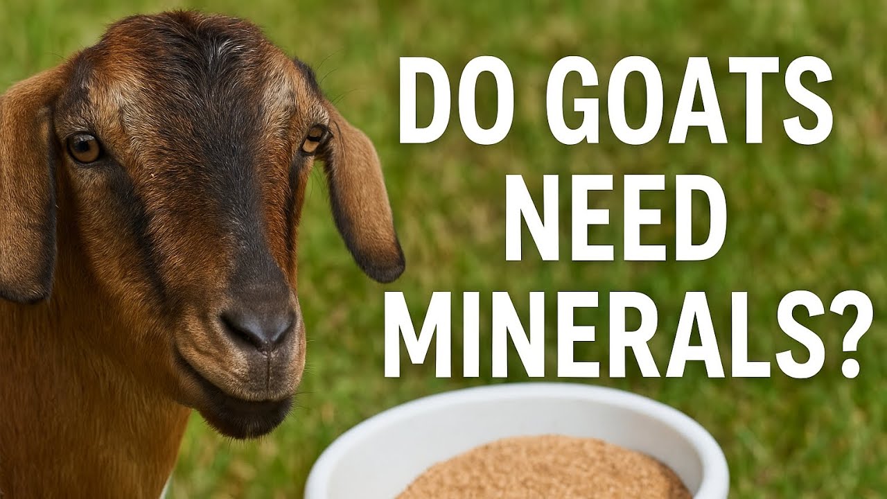 Do Goats Really Need Minerals? Yes, and Here&rsquo;s Why