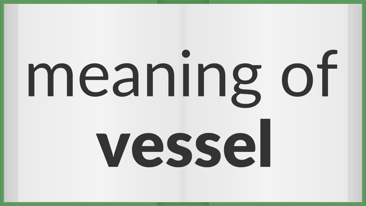 Vessel | meaning of Vessel