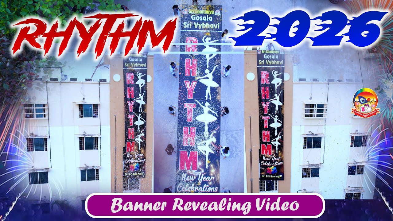 RHYTHM 2026 | Banner Revealing | Exclusive Drone Visuals @srichaitanyagosala ​