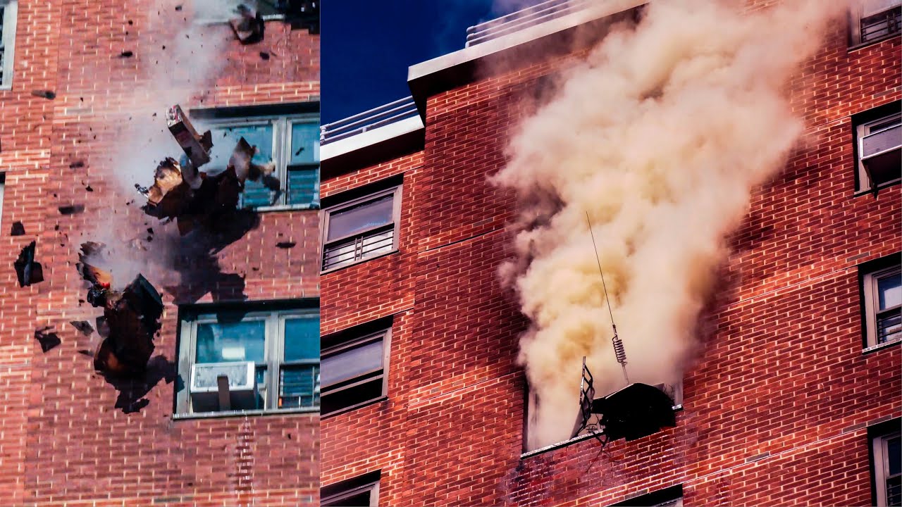 USING ALL-HANDS! FDNY Battles Brooklyn High-Rise Fire on the 18th Floor! [ 10-77 Box 653 ]