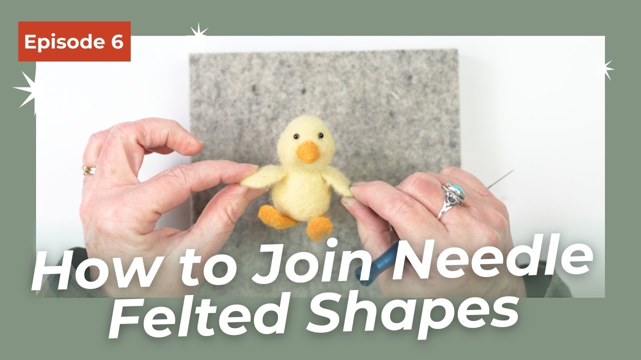 Как соединять детали, изготовленные методом игольчатого валяния | Основы для начинающих