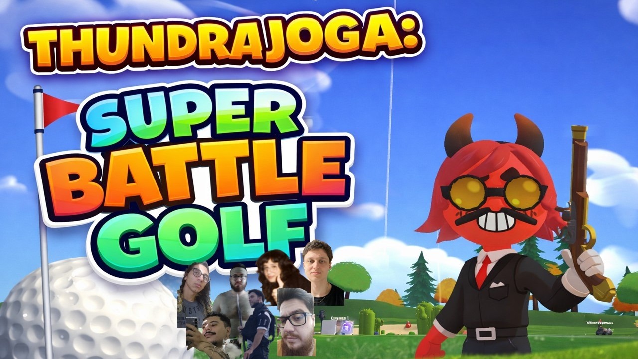VIOLÊNCIA GRATUITA COM AMIGOS - Super Battle Golf | QuintaGames #2