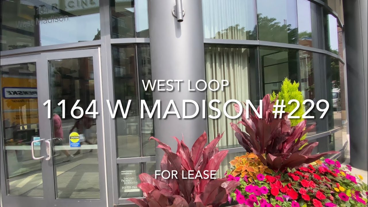Luxury West Loop Apartment For Lease Virtual Home Tour - 1164 W Madison Unit 229