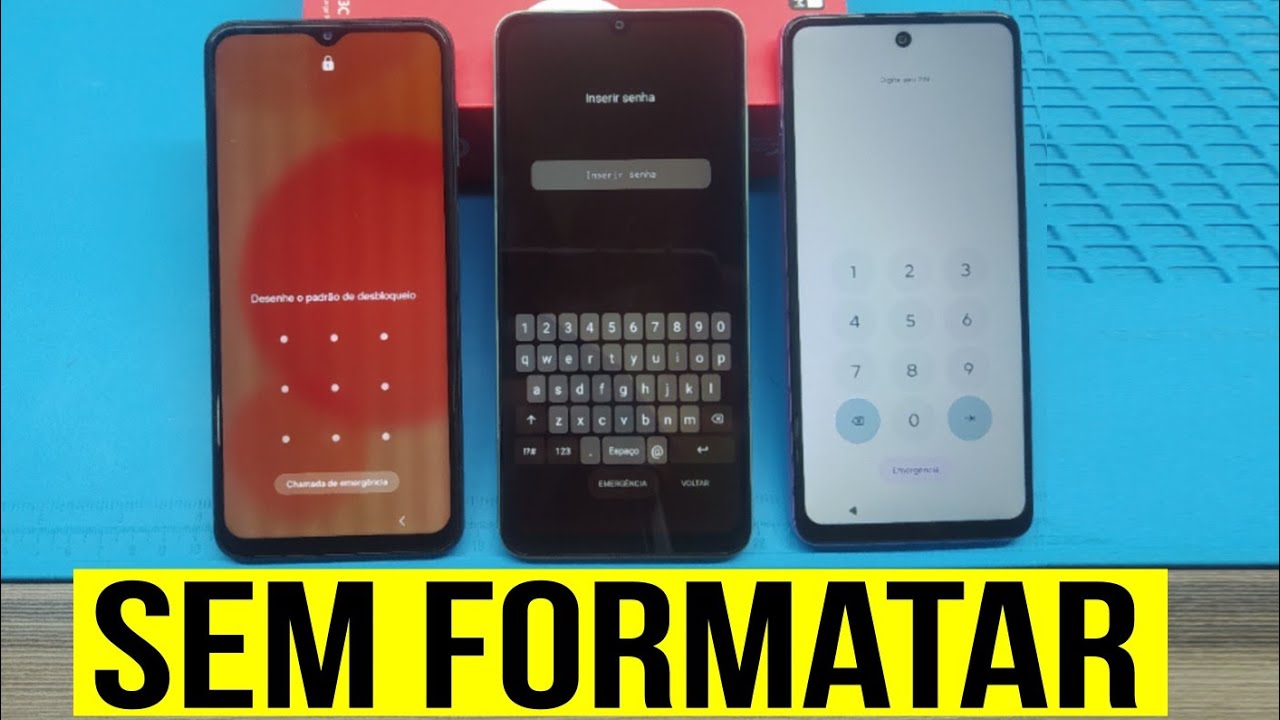 Como tirar [remover] senha PIN padrão ou letra e número do celular sem formatar, sem perder nada. 🧐