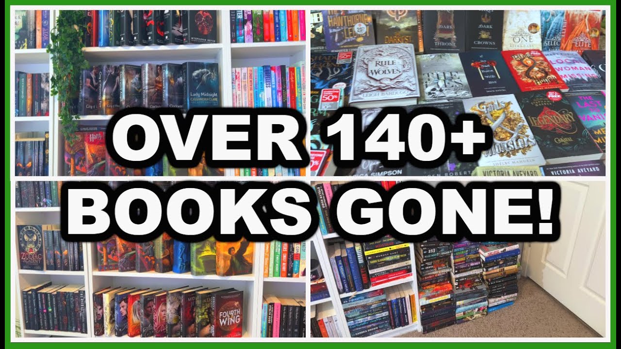 *MASSIVE* Book Unhaul | Decluttering My Entire Book Collection