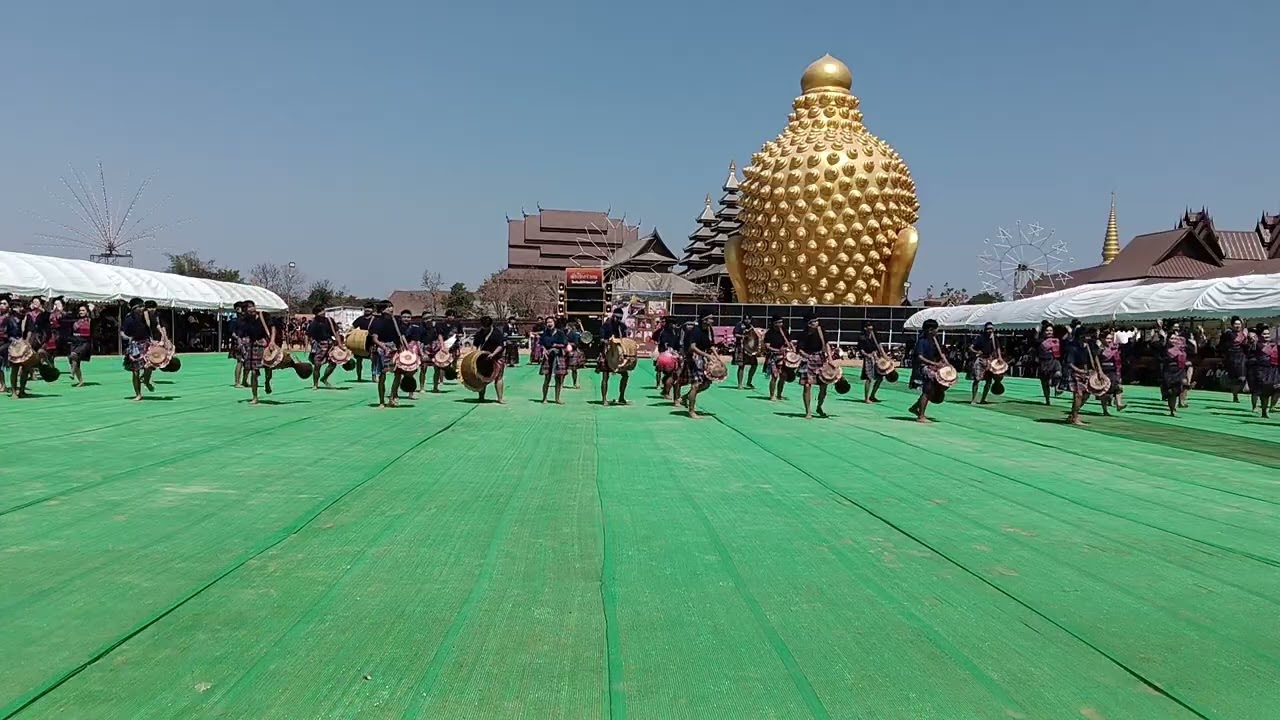 วงกลองยาวเสือโก้กสะออน/วัดป่าวังน้ำเย็น69