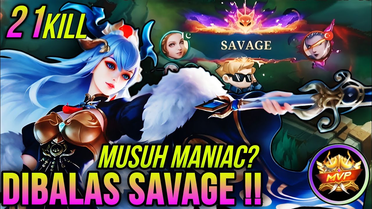 SAVAGE MOMEN PEMBALASAN TERINDAH ODETTE🔥 - MOBILE LEGENDS