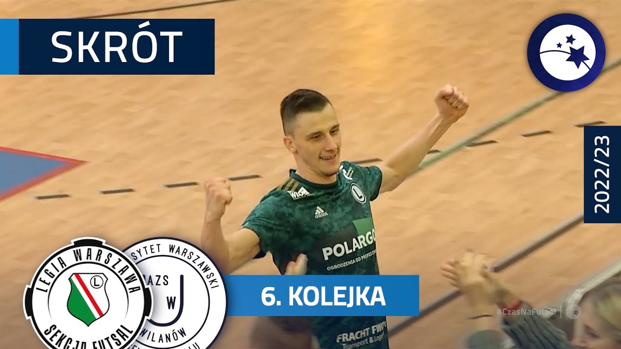 Legia Warszawa - AZS UW DARKOMP 3:3 | SKRÓT | 6. kolejka (2022/23)
