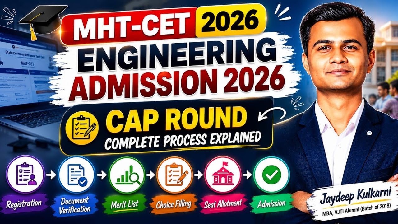 Engineering CAP Round 2026: Full Admission Process Step-by-Step! 🎓