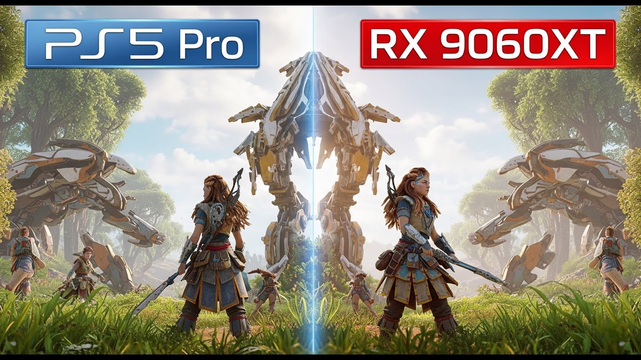AMD RX 9060XT vs. PlayStation 5 Pro | HFW Graphics Comparison