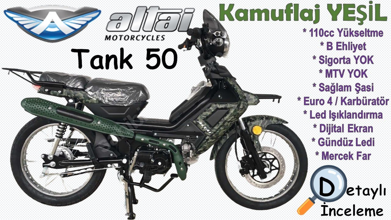 Altai Tank 50 Kamuflaj Yeşil Detaylı İnceleme