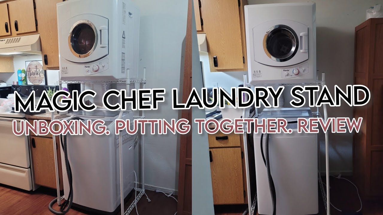 MAGIC CHEF LAUNDRY STAND | STEP BY STEP INSTRUCTIONS ON HOW TO PUT IT TOGETHER | RCA 2.1 PANDA 3.5