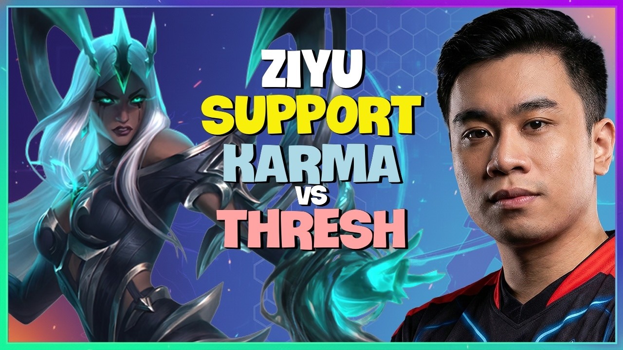 Rank 1 Karma : This Dude is WRECKING Thresh With DEVASTATING Kiting - Engsub