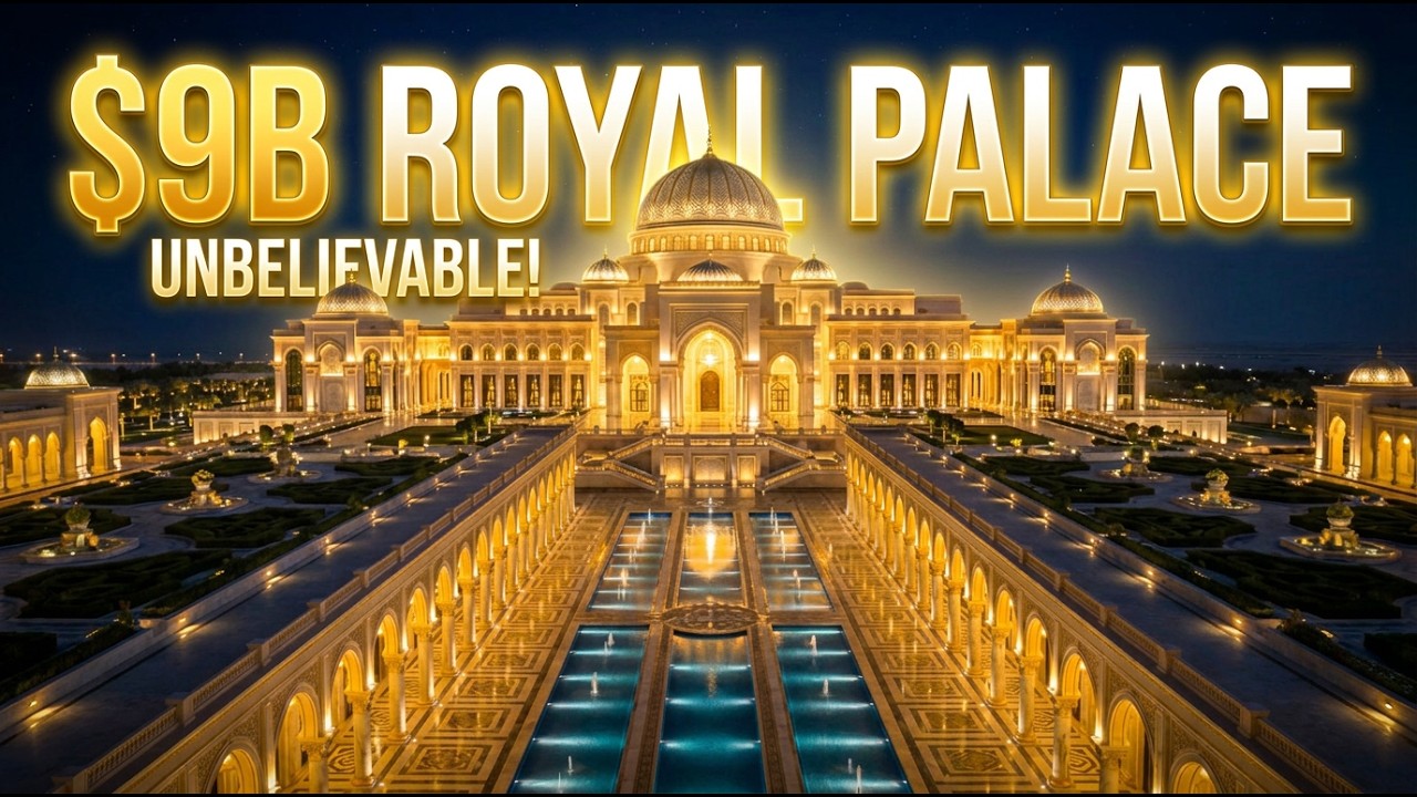 Inside Dubai’s $9,000,000,000 Royal Golden Palace in 4K | The Most Luxurious Mansion Ever Built✨