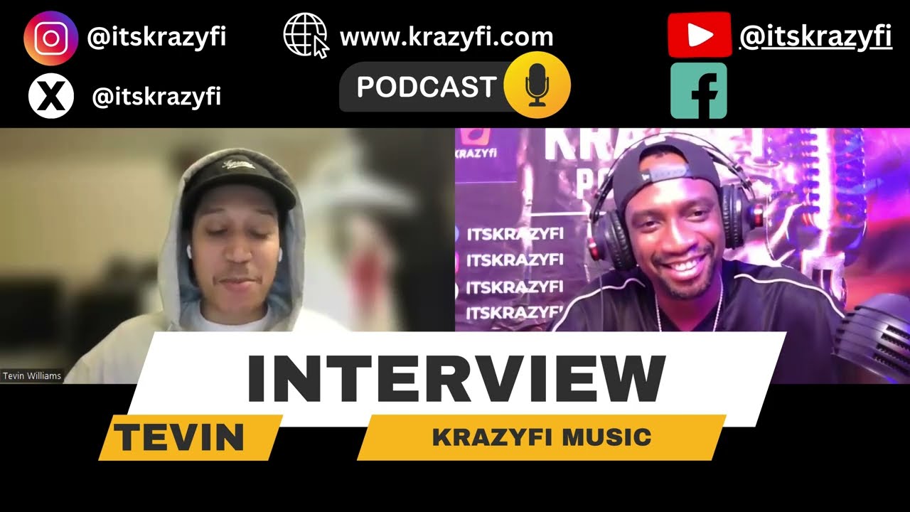 NYC Rapper Tevin Williams Drops Major Gems On Music, Hustle & TevTuesdays 🔥 | Krazyfi Exclusive!
