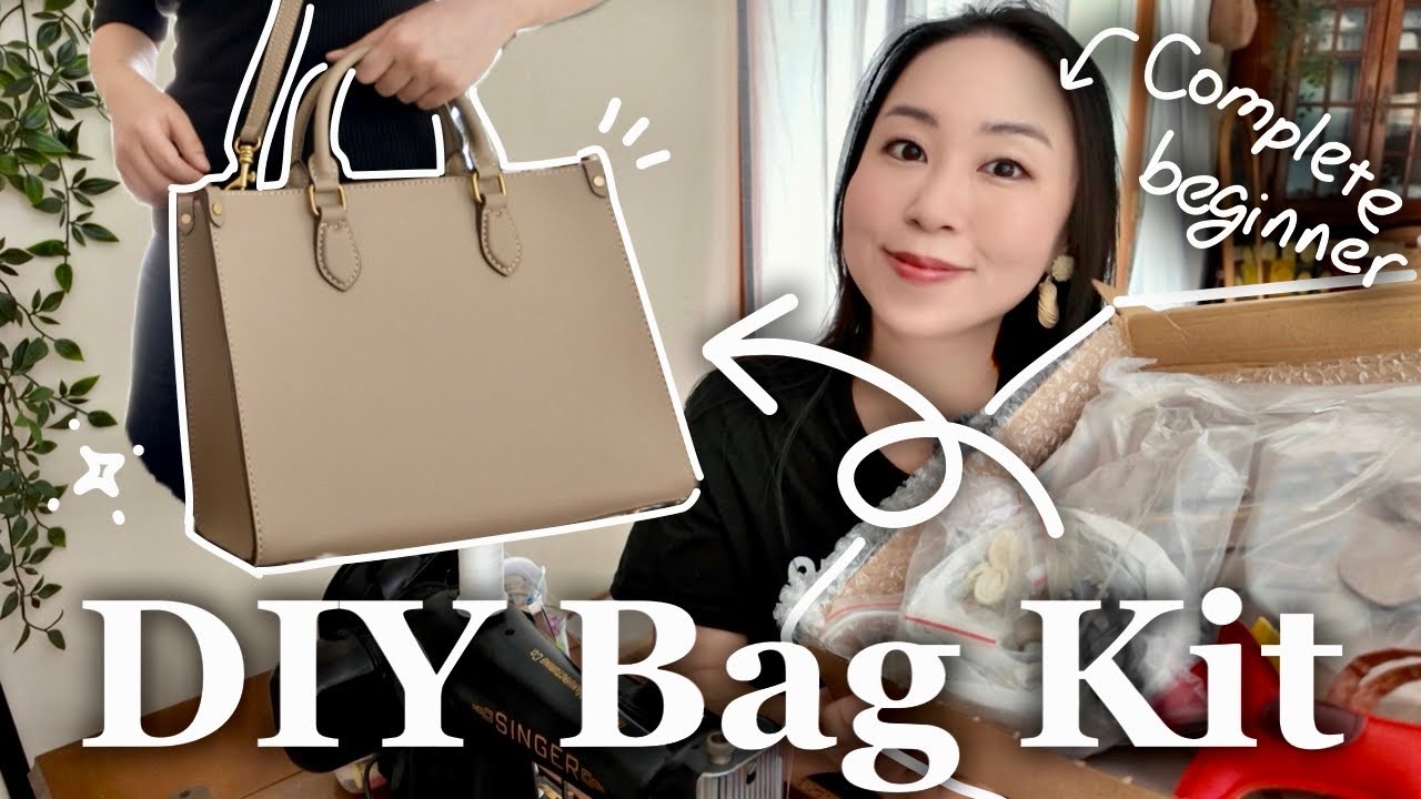 Making a Leather Tote from a Kit *Hand Sewing Only*