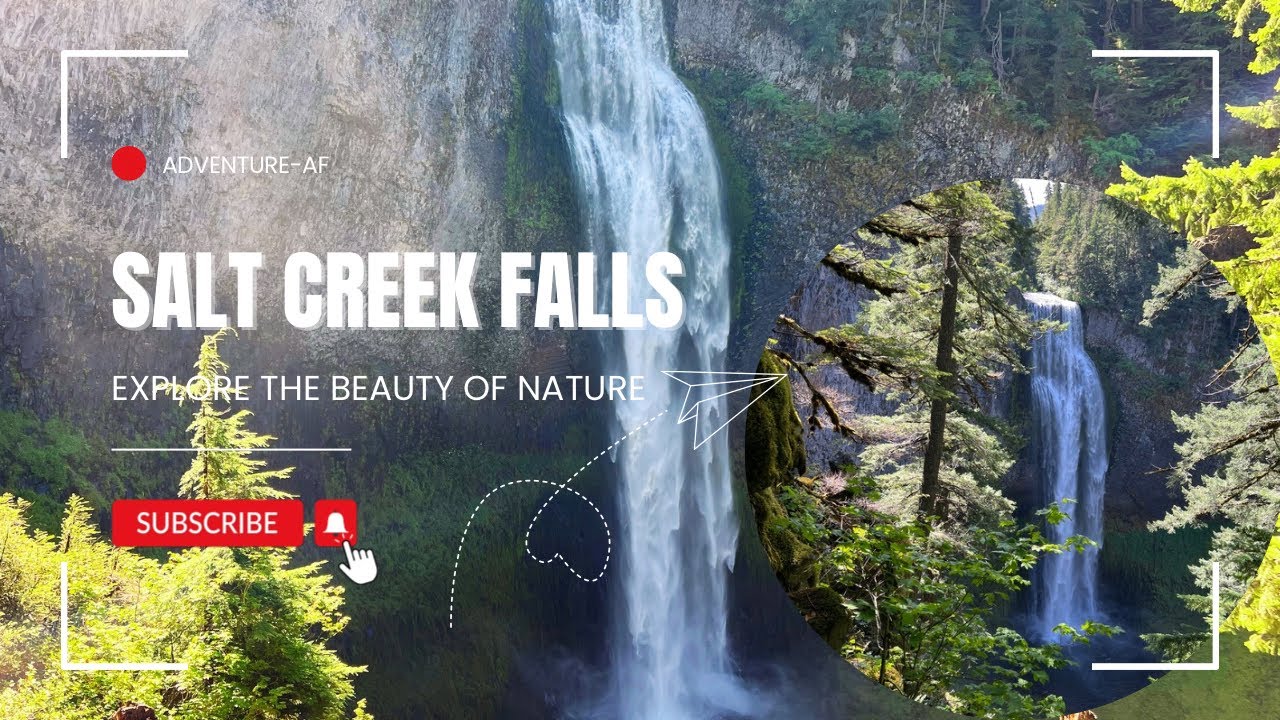 SALT CREEK FALLS. 286 FOOT WATERFALL IN OREGON.