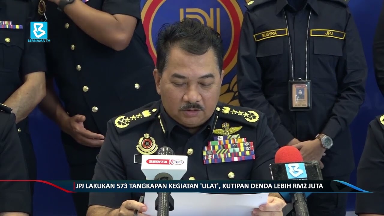 JPJ lakukan 573 tangkapan kegiatan 'Ulat', kutipan denda lebih RM2 juta