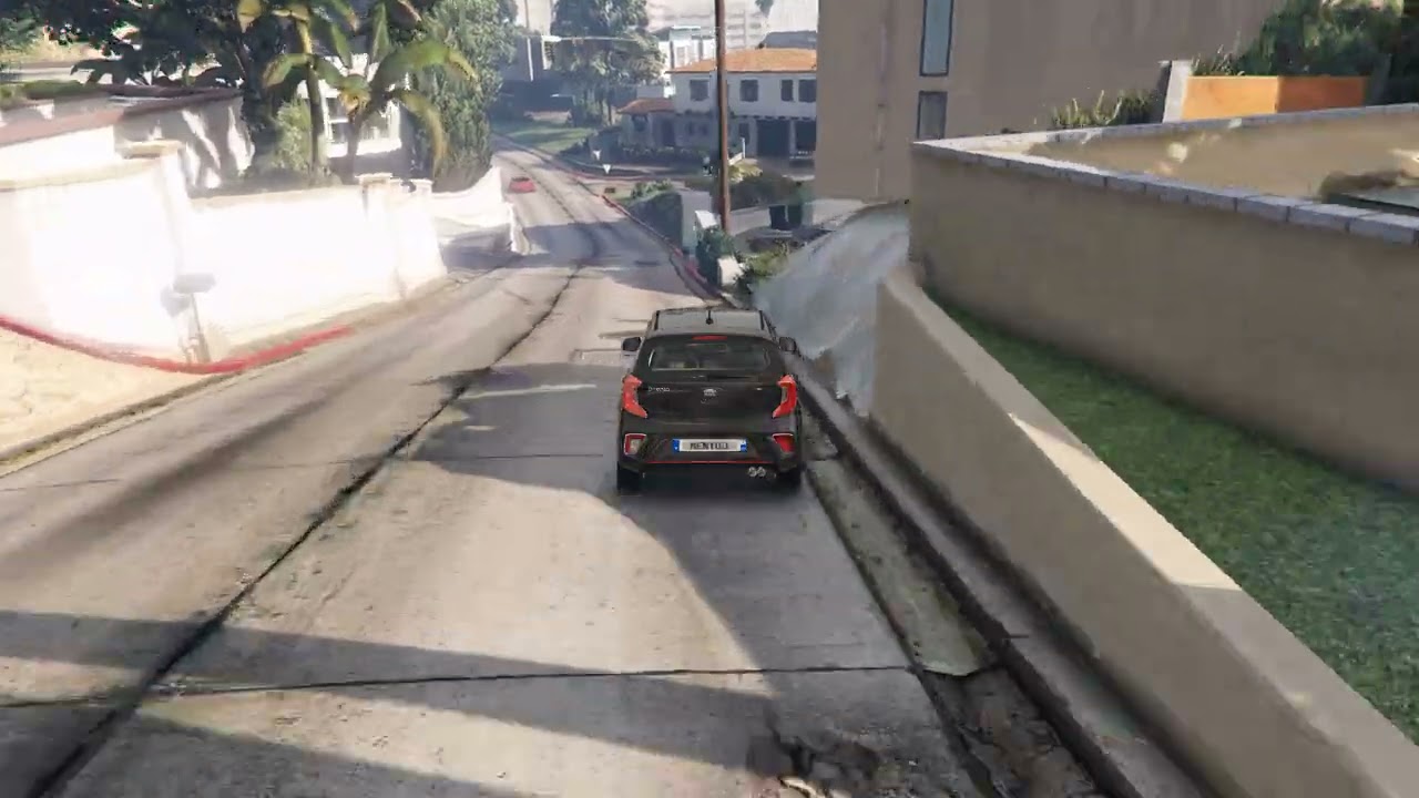 GTA5 تجربة سيارة Kia Picanto