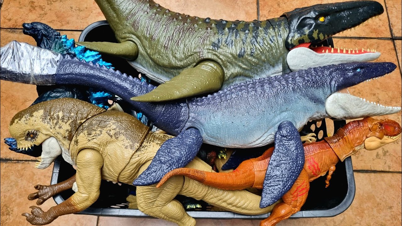 Hunting Jurassic World Toy Dinosaur Collection ASMR