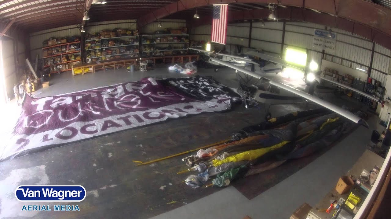 Aerial Banner Production | Van Wagner Aerial Media LLC