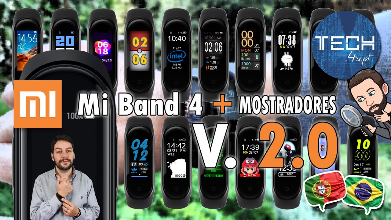 Mi Band 4 – novo método de ter mais mostradores / watchfaces