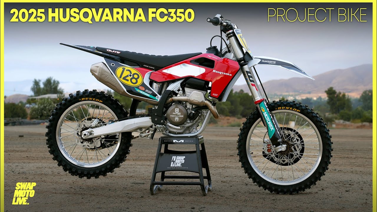 Мы катаемся на нашем байке Husqvarna FC 350 Project 2025 года!