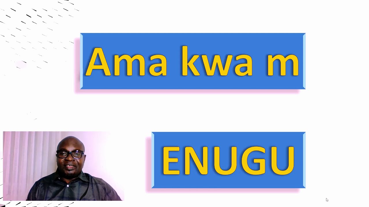 Igbo language class for beginners // Dialect challenge of Amaghi m