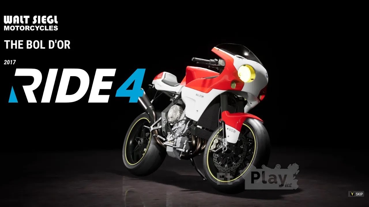 Details Of TRIUMPH Walt Siegl Motorcycle The Bol D'OR 2017｜Ride 4 FHD 60FPS